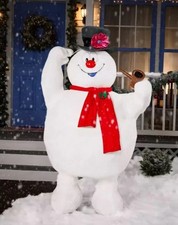 5.9 FT ANIMATED FROSTY THE SNOWMAN CHRISTMAS ANIMATRONIC picture