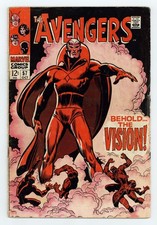 Avengers #57 GD+ 2.5 1968 1st SA app. Vision picture