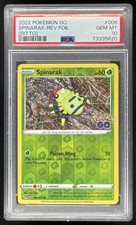 2022 Pokemon Sword & Shield GO Ditto Variation Reverse Holo #006 Spinarak PSA 10 picture