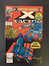 X-Factor #61 1990 Beast Cyclops Iceman Louise Simonson Marvel VF+ 8.5 picture