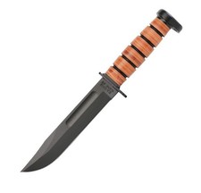 KA BAR Dog's Head Utility Knife 1095 Steel Outdoor Camping Hunting Tool picture