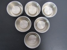 6 Vintage Mary Ann's Aluminum Cake Shell Pans Lancaster, PA Patented Aug 23 1921 picture