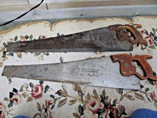 Pair of Disston Hand Saws 26