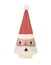 Mr. Christmas 24” Blow Mold Retro Santa Tree - Vintage style Head In Hand picture