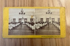 Stereoview Glen House Dining Hall White Mountains New Hampshire by F. White & Co picture