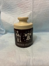 Vintage United States of America Bicentennial Jar with Lid 1976 Mr Mustard picture