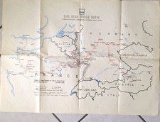 WW Two Campaign Maps  Blue Ridge path 80th  Division And  The 319th Infantry picture
