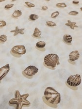 BT Yard Vintage  100% Quilting Cotton  Concord Kessler Fabric Beach Shell Sand picture
