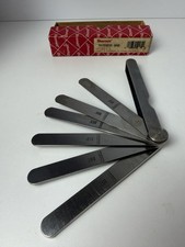 Starrett No.467 Thickness Gage W/ Box 6 Leaves picture