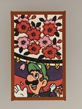 Club Nintendo Super Mario Bros Hanafuda Card March Cherry Blossom Luigi Waluigi picture