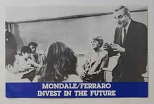 1984 Mondale Ferraro Education Poster Brochure picture