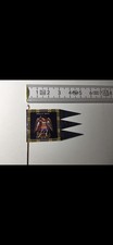 1x 28mm Medieval Religious Flag Banner ST. MICHAEL Ready Made on Metal Flagpole picture