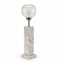 VINTAGE ART DECO STYLE MARBLE STAND TABLE LAMP 27