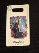 Disney Frozen Anna And Elsa Trust Your Journey Pin New  picture
