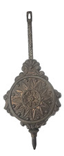 Antique Vintage Sessions Gingerbread Brass Pendulum picture