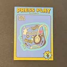 Dutch Bros Press Play AUG 2023 2023 Non-Sport Trading Card 1 Card picture