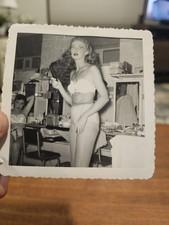 Vintage Photo Snapshot 2 Sexy Ladys Women Wearing Underwear Bra Sexy (F13) picture