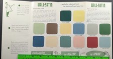 Vintage Moore's Paint Varnish Enamels Sample Foldout Brochure picture