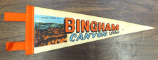 VINTAGE BINGHAM CANYTON UTAH PENNANT 12