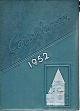 Original 1952 State Teachers College- Mansfield PA Yearbook-Carontawan picture