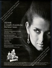1968 Veronica Hamel photo Zizanie shampoo skin cream vintage print ad picture