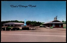 Vintage Veit's Village Motel Postcard Jefferson City Missouri 1950s picture