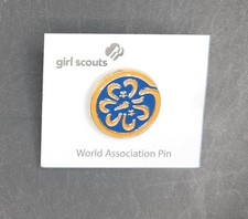 NIP GIRL SCOUTS WORLD ASSOCIATION PIN - FAST picture