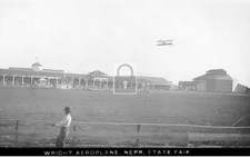 Wright Aeroplane Nebraska State Fair Lincoln NE - Reprint picture