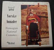 Norske Bunader: 12 fold-out images of Norwegian National Costumes ca. 1950 picture