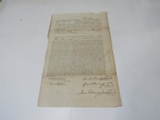 Dec. 21, 1814 Ohio Broadside for Unpaid Taxes picture