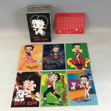 BETTY BOOP: ALL ABOUT BETTY Complete Dart Flipcards 2001 Trading Card Set (72) picture