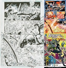 Gerry Conway Firestorm Legends of Tomorrow #3 Pg 13 Original Art Eduardo Pansica picture