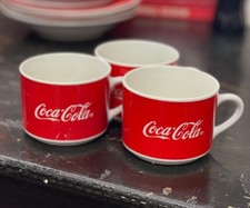 Vintage 1997 Coca Cola Mugs by Gibson set of 3 picture