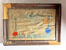 Antique 1826 GRAND ORIENT DE FRANCE MASONIC MEMBERSHIP CERTIFICATE picture
