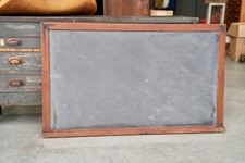 Antique Vintage Slate Chalkboard Blackboard Wood Frame Menu Board Sign 45X28 picture