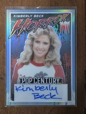 2024 LEAF POP CENTURY KIMBERLY BECK HORROR INK BLUE PRISMATIC AUTOGRAPH #/15 picture