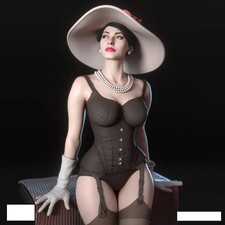 Sophia Loren Statue 1:8 Resin 10 In Hand Painted Figure picture