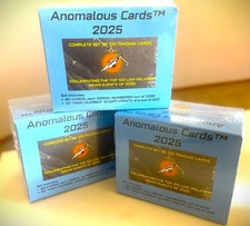 Anomalous Cards 2025 Factory Set - 100 Serial Numbered UAP/UFO Cards picture