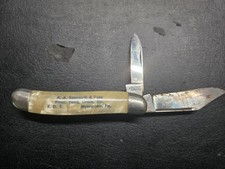 Vintage A.A. Spannuth & Sons Pocket Knife - Myerstown, PA - McMillen Feed Mills picture
