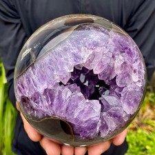 5.18LB Natural Amethyst Agate Opening Smile Quartz Cluster Crystal Specimen Heal picture