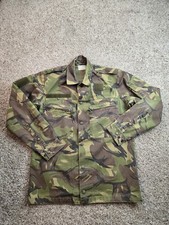 Vintage Dutch Army Field Shirt Mens Large KL DPM Camo Combat Jacket 1990 90s picture