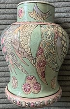 Dynasty by Heygill Hand Painted in China 6”Candle Holder Beautiful Color picture