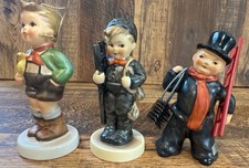 VINTAGE GOEBEL HUMMELL CHIMNEY SWEEP AND SCHMID HARK THE HERALD ANGELS FIGURES picture