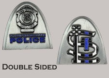St Louis Metropolitan Police Helmet Shape Challenge Coin  J#36 picture