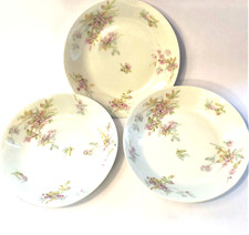Theodore Haviland Limoges France Set of 3 7 1/2