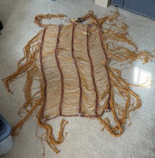 Antique Wyeth Horse Fly Net Shoofly No 100 Cotton Cord Harness Tack Orig Tags picture
