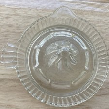 Vintage Clear Glass Juicer / Reamer, No Chips, 5 Inch Diameter picture