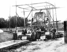 The biggest photo in the world Preparation of the bath 1909 OLD PHOTO picture
