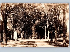 c1912 Main Street View Argyle New York NY RPPC Real Photo Washington Postcard picture