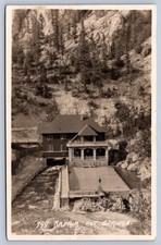 K64/ Banff Alberta Canada RPPC Postcard c1930s Radium Hot Springs Lodge 116 picture